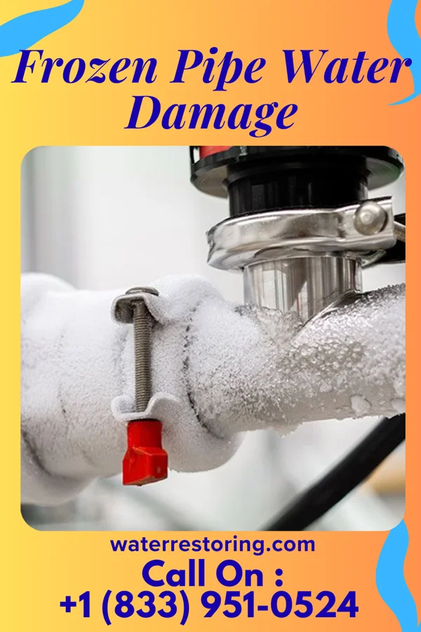 Frozen Pipe Water Damage in West Union, OH